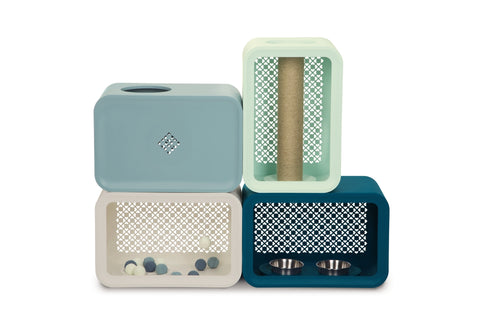 Cub alb pentru pisici Beeztees Play Angora 49 cm