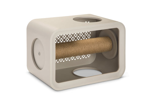 Cub gri pentru pisici Beeztees Scratch Dune 49 cm
