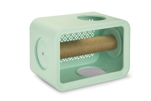 Cub pentru pisici Beeztees Scratch Mellow Mint 49 cm