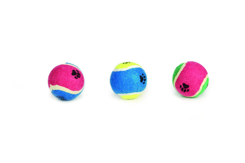 Jucarie pentru caini Beeztees minge de tenis cu labute 6.2 cm