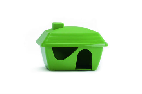 Casuta din plastic pentru hamsteri 15.5x11.5x10.5cm