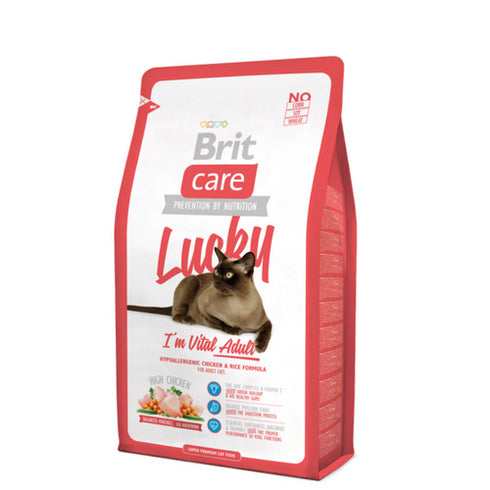 Hrana uscata pentru pisici Brit Care Lucky Vital Adult 2 kg