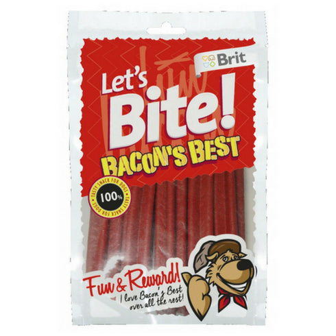 Recompense pentru caini Brit Care Let's Bite Bacon's Best 105 g
