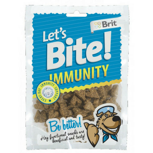 Recompense pentru caini Brit Care Let's Bite Immunity 150 g