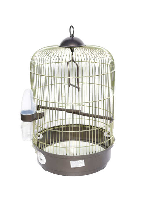 Colivie pentru pasari Imac Milly Clopot 33x48cm Aurie-Antracit