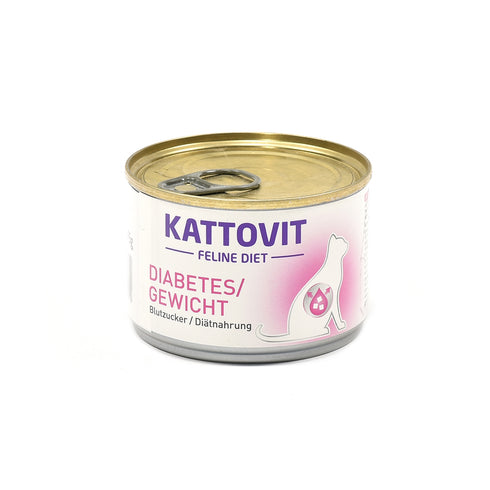 Hrana umeda pentru pisici Kattovit Diabetes Gewicht 175 g