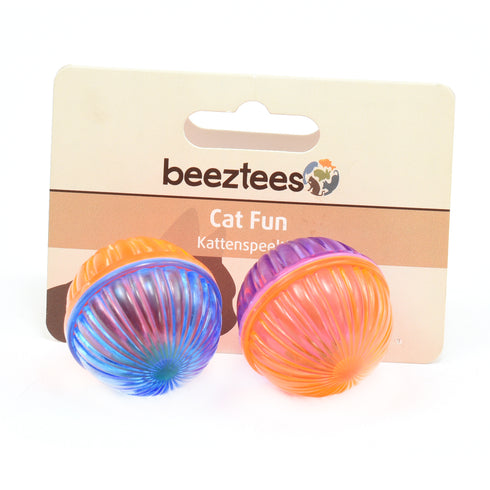 Jucarie pentru pisici Beeztees Minge Playball 2buc-set