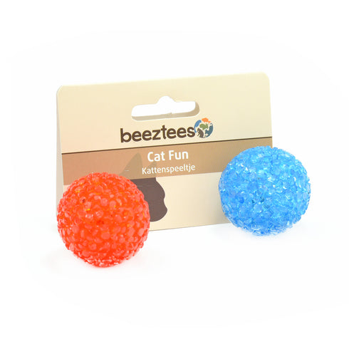 Jucarie pentru pisici Beeztees Glitterball 2buc-set