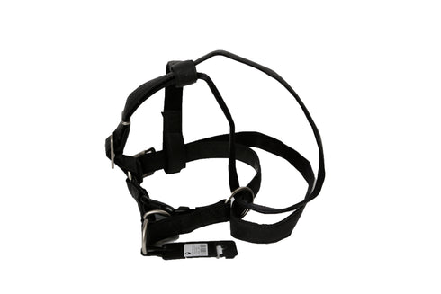 Ham pentru caini Macleather Negru 25 mm