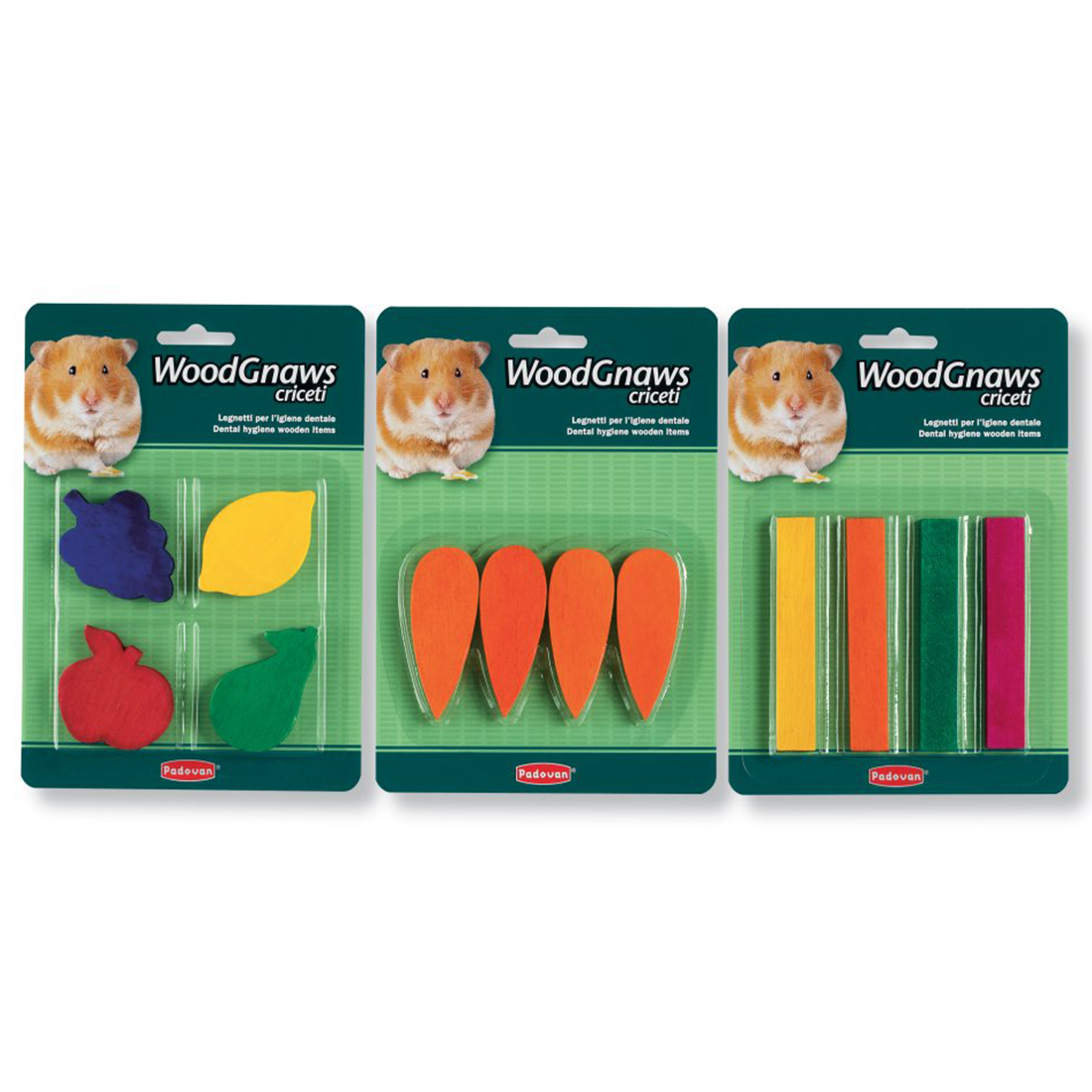Jucarie pentru rozatoare Padovan Wood Gnaws - Animax