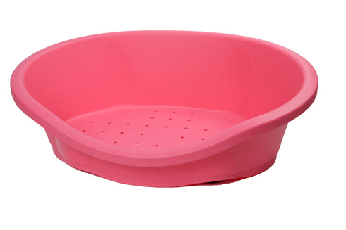 Culcus pentru caini de talie mare Imac Dido Roz 80cm