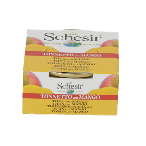 Hrana umeda pentru pisici Schesir Fruit Ton si Mango 75g