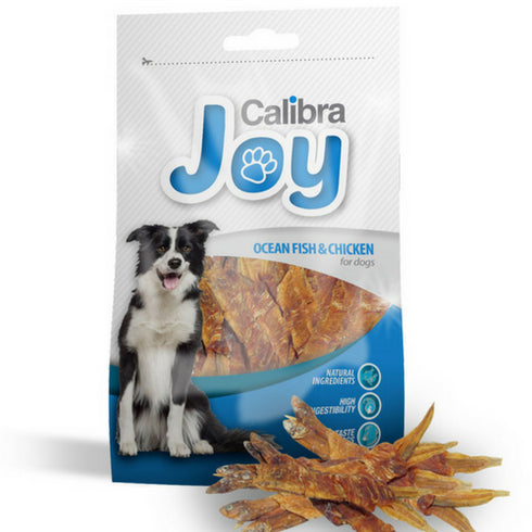 Recompense pentru caini Calibra Joy Ocean Fish Chicken 80 g
