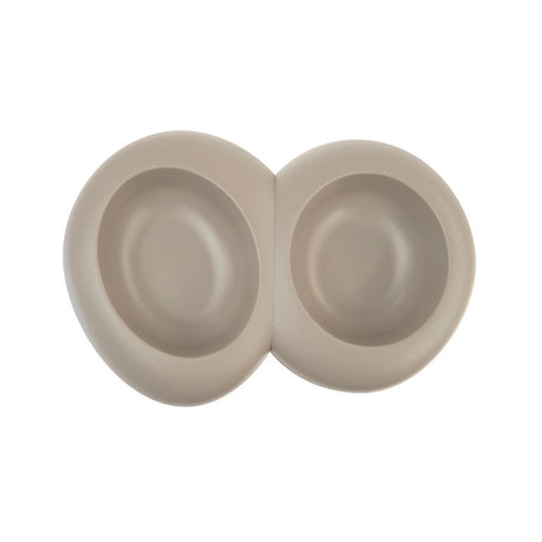 Castron pentru Caini Imac Ciotole Bej Dublu 0.3L