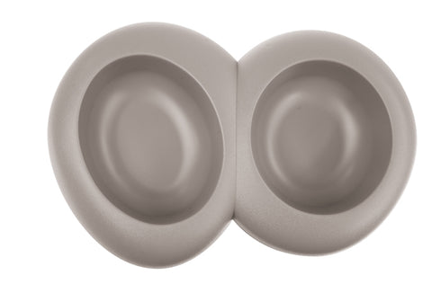 Castron bej dublu pentru caini Imac Ciotole 0.6 L