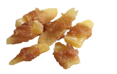 Recompense pentru caini felii de ananas si pui Tail Swingers 100g