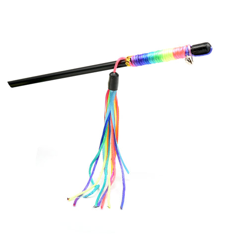 Jucarie pentru pisici Undita Curcubeu