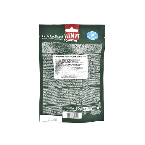 Recompensa pentru caini Rinti Extra Chew Pui-Piele 50 gr