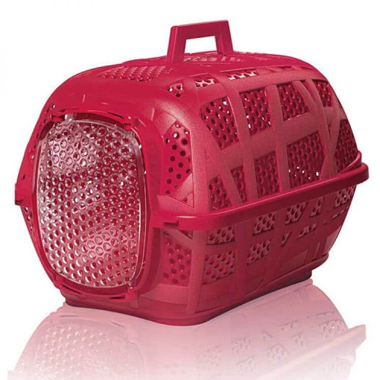 Cusca de transport animale Carry Sport Red 48.5x34x32cm - Animax