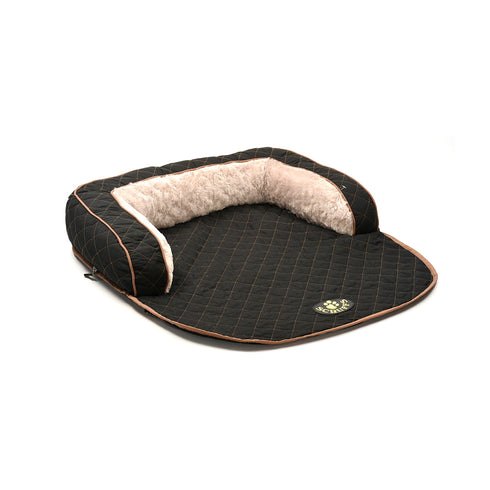 Canapea neagra pentru caini Scruffs 65x70x12cm