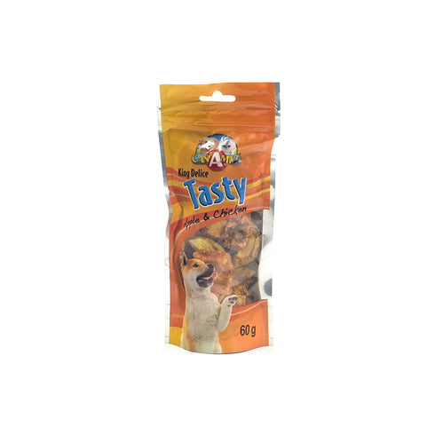 Recompense pentru caini Croci Tasty cu mar si pui 60 g