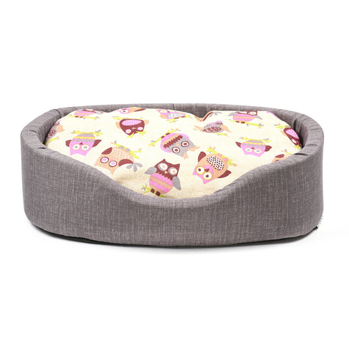 Culcus pentru caini Croci Bufnite 60x40x19 cm