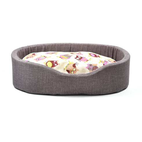 Culcus pentru caini Bufnite 65x45x20cm