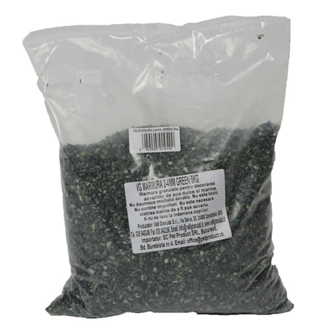Marmura Verde Granulata pentru Acvarii 2-4 mm 5 Kg