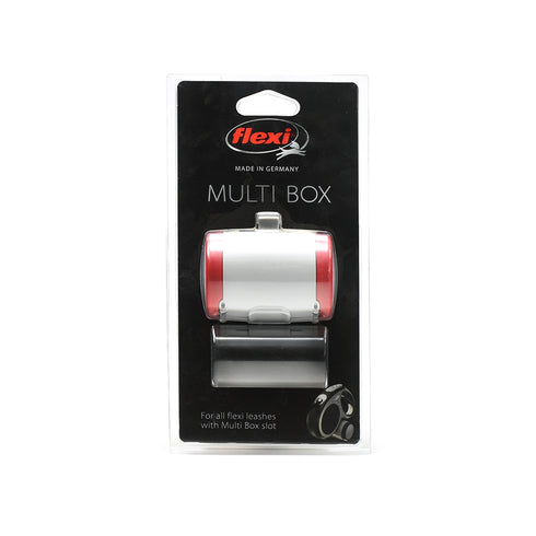 Recipient pentru recompense si saculeti igienici Flexi Vario Multi Box Rosu