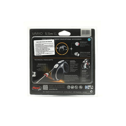 Lesa retractabila Flexi Vario Snur S 5M Turcoaz