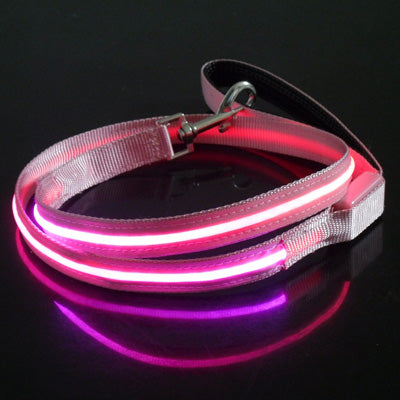 Lesa portocalie pentru caini Tize Flash 2.5x120 cm