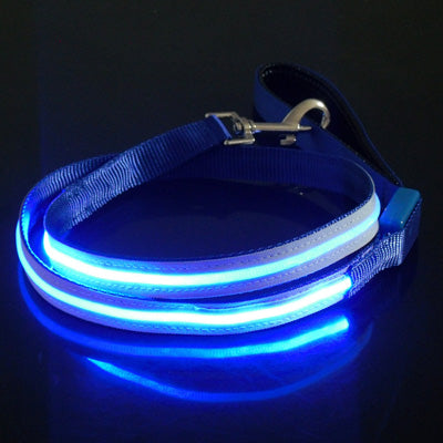 Lesa albastra pentru caini Tize Flash 2.5x120 cm