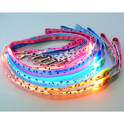 Lesa rosie pentru caini Tize Flash 1.5x120 cm