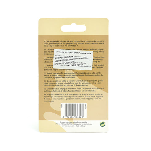 Jucarie pentru pisici Beeztees Catnip Omida 10 cm