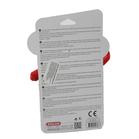 Jucarie pentru caini din plus Minge Birdy Roz