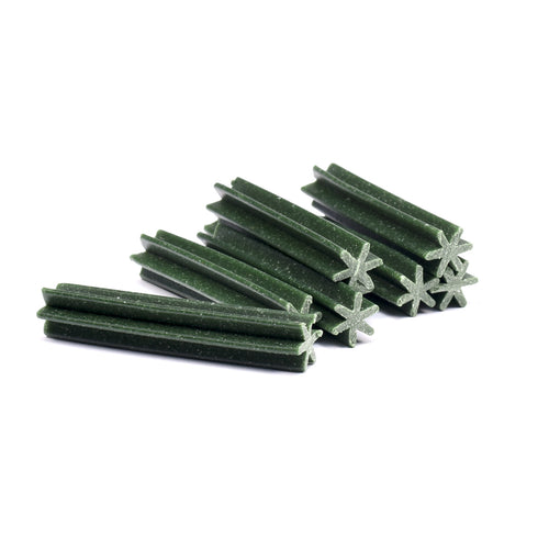 Recompensa pentru caini Enjoy Denta Verdura Small Sticks Green 35 buc-set