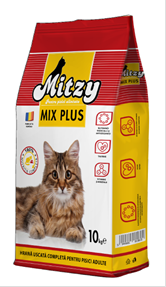 Hrana uscata pentru pisici Mitzy Mix Plus 10 kg - Animax