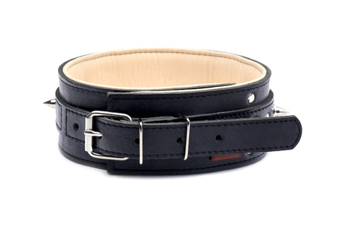 Zgarda din piele Collar Tinte 58cm