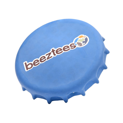 Jucaria pentru caini Beeztees capac de sticla albastru 24 cm