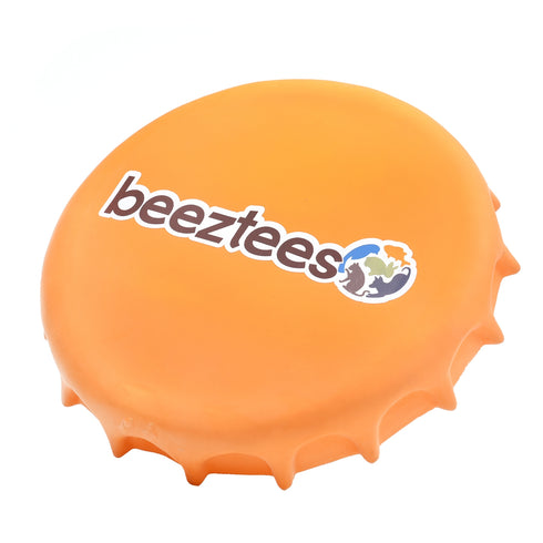 Jucarie pentru caini Beeztees capac de sticla portocaliu 24 cm