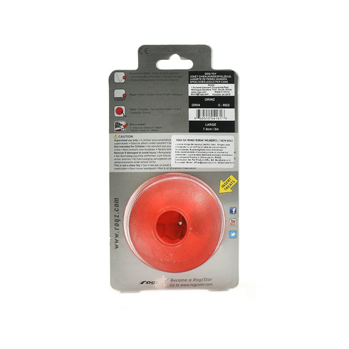 Rogz Jucarie Minge Grintz Rosu 7.8cm