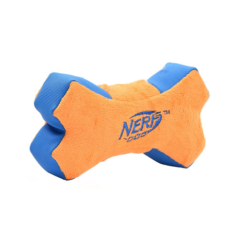 Jucarie pentru caini Nerf Squeaker Bone Medium