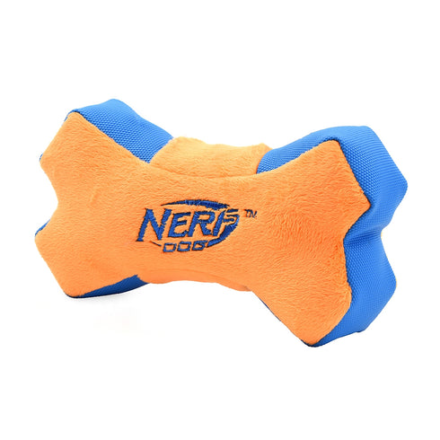 Jucarie pentru caini Nerf Squeaker Bone Medium