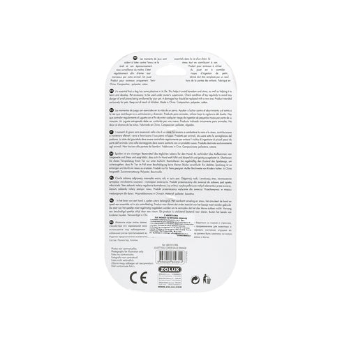 Minge pentru caini Zolux din material textil cu sfoara 8x7.5x23cm