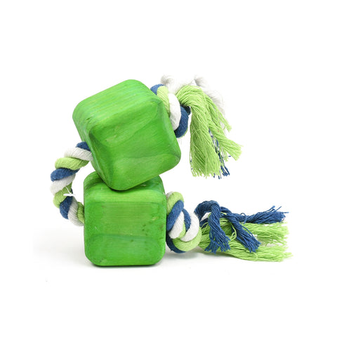 Jucarie pentru rozatoare Sfoara+Lemn Beeztees 20x5x5cm