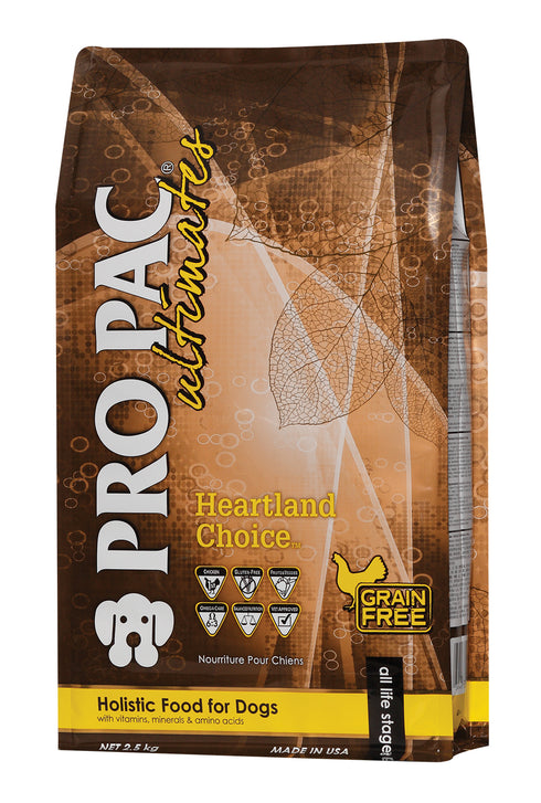 Hrana uscata pentru caini Pro Pac Grain Free Heartland Choice cu pui si cartofi 2.5 kg