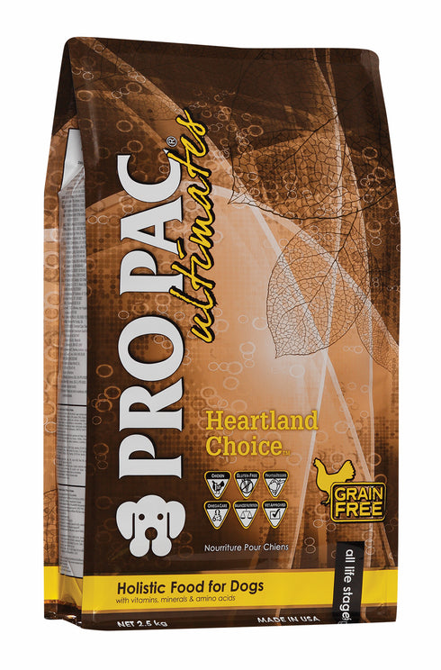 Hrana uscata pentru caini Pro Pac Grain Free Heartland Choice cu pui si cartofi 2.5 kg