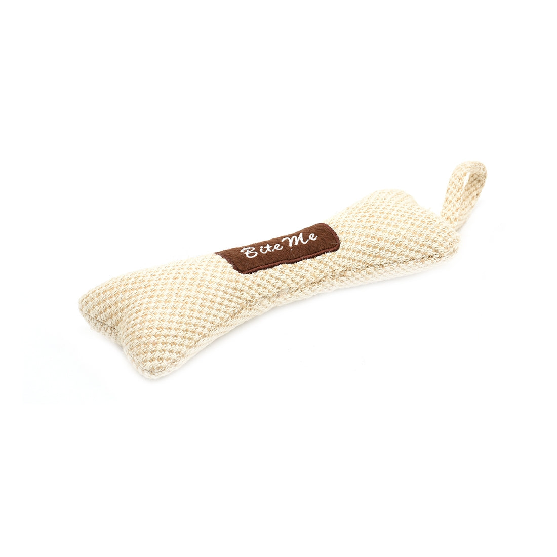 Jucarie din iuta pentru caini os dresaj Enjoy 29x9 cm - Animax