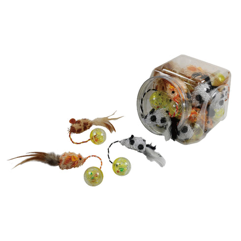 Jucarie pentru pisici Enjoy soarece cu bila