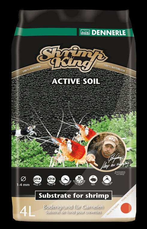 Sol activ pentru cresterea crevetilor Dennerle ShrimpKing 4L